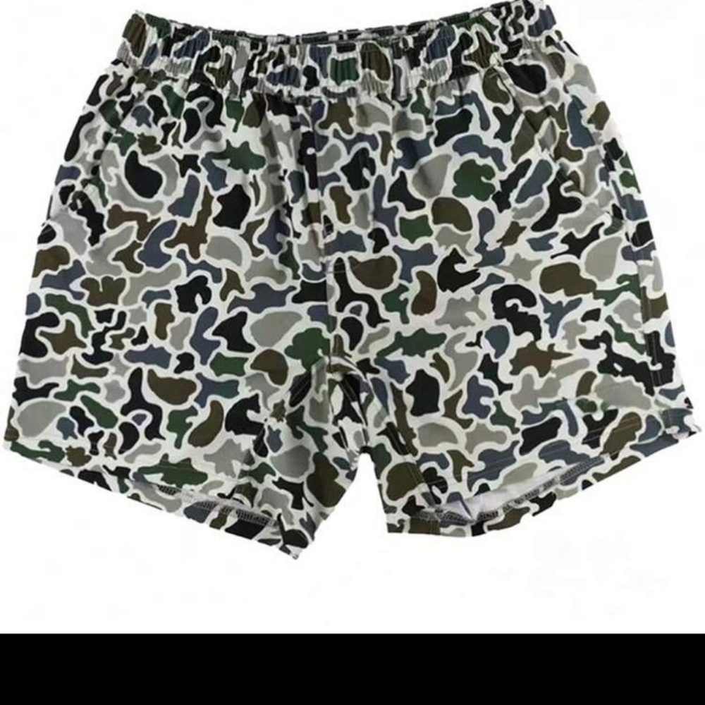 Camouflage Print Shorts